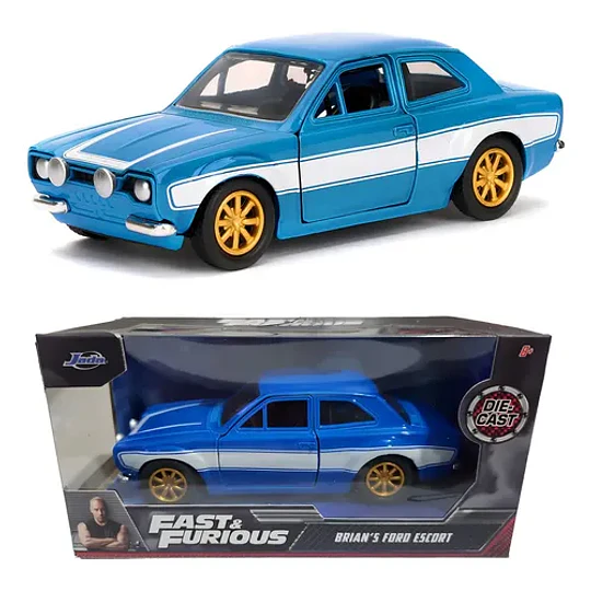 RAPIDO Y FURIOSO 1974 Ford Escort-Free Rolling JADA