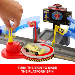 Cars de Disney y Pixar Pista de Juguete Piston Cup Mattel