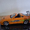 Auto a Escala Toyota Supra Brian O'Conner 1:24 - Fast & Furious Edición 25 Aniversario (Jada Toys)