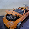 Auto a Escala Toyota Supra Brian O'Conner 1:24 - Fast & Furious Edición 25 Aniversario (Jada Toys)