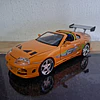 Auto a Escala Toyota Supra Brian O'Conner 1:24 - Fast & Furious Edición 25 Aniversario (Jada Toys)