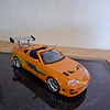 Auto a Escala Toyota Supra Brian O'Conner 1:24 - Fast & Furious Edición 25 Aniversario (Jada Toys)
