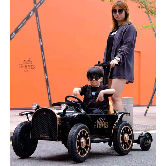 Mini Carro Elétrico Infantil Vintage RetrO 12v 