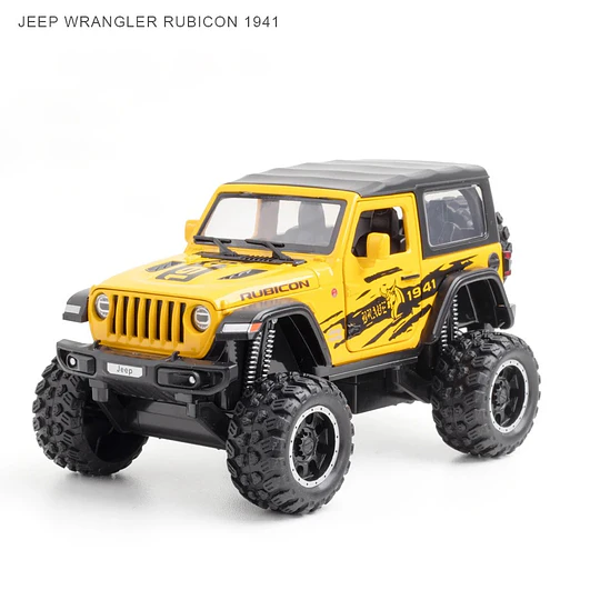 Jeep Wrangler Rubicon Escala 1:32 Metálico con Luz y Sonido