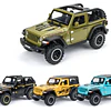 Jeep Wrangler Rubicon Escala 1:32 Metálico con Luz y Sonido