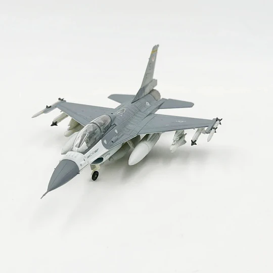 Avión F-16D Fighting Falcon Escala 1:72 Metálico con Base