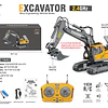 Excavadora RC Yigong 11 Canales Escala 1:20 Metálica 2.4GHz