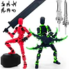 Set 2 Figuras Articuladas Dummy 13 con Armas
