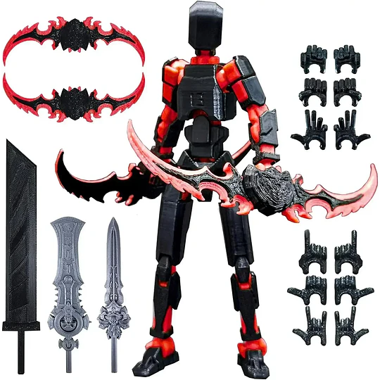 Set 2 Figuras Articuladas Dummy 13 con Armas