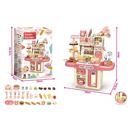 Cocina de Juguete Dream Kitchen con Vapor y Accesorios