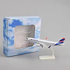 Avión Airbus A320 LATAM 20 cm Metálico con Base