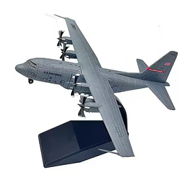 Avión C-130 Hercules Escala 1:200 Metálico con Base