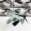 Avión V-22 Osprey Escala 1:72 Metálico con Base