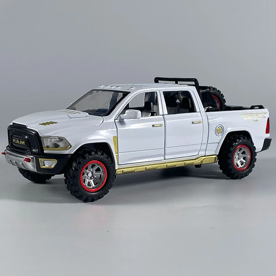Camioneta Dodge Ram TRX Escala 1:32 Metálica con Luz y Sonido