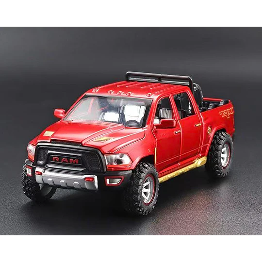 Camioneta Dodge Ram TRX Escala 1:32 Metálica con Luz y Sonido