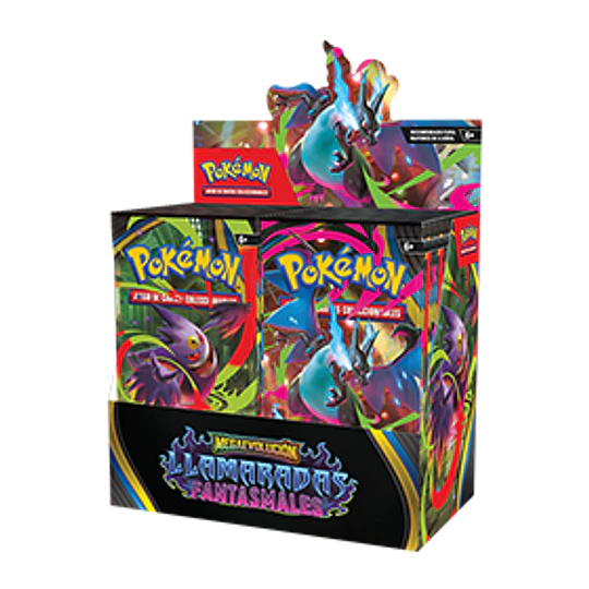 Sobre Pokémon TCG Megaevolución: Llamaradas Fantasmales (Español)
