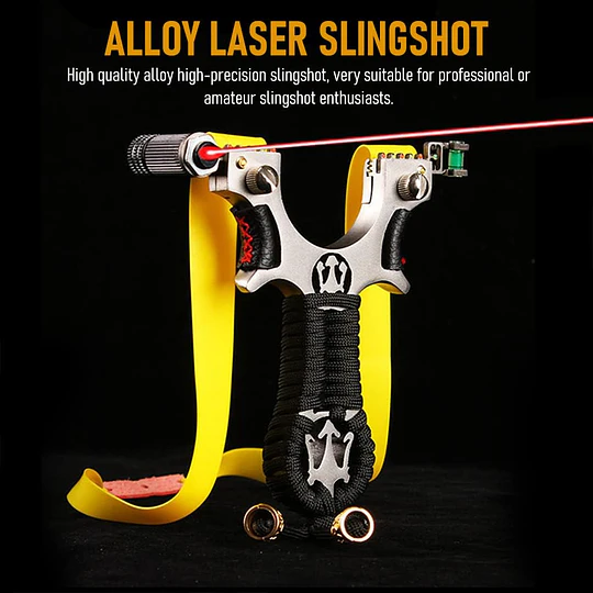 Resortera Profesional, Slingshot de Caza para Adultos, Catapulta de Tirachinas de Alta Precisión de Aleación Premium con mira