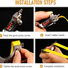 Resortera Profesional, Slingshot de Caza para Adultos, Catapulta de Tirachinas de Alta Precisión de Aleación Premium con mira