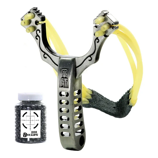Resortera Profesional, Slingshot de Caza para Adultos, Catapulta de Tirachinas de Alta Precisión de Aleación Premium