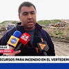 Gobierno formaliza contrato para iniciar extinción del incendio en el vertedero de Puerto Natales