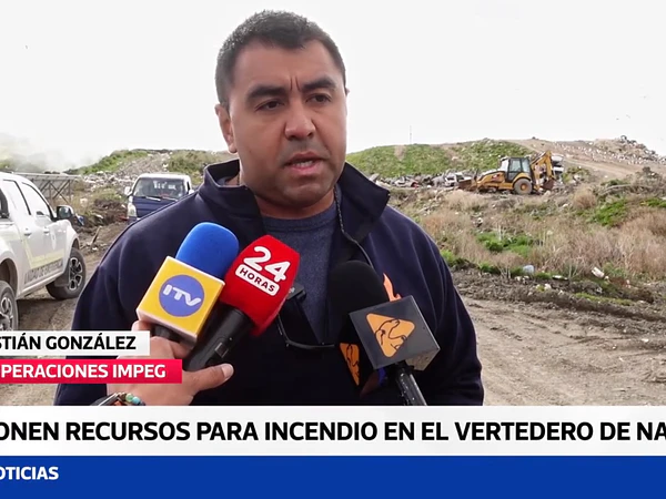 Gobierno formaliza contrato para iniciar extinción del incendio en el vertedero de Puerto Natales