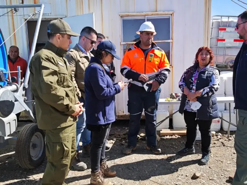 Autoridades mantienen monitoreo permanente por incendio activo en el vertedero municipal de Puerto Natales