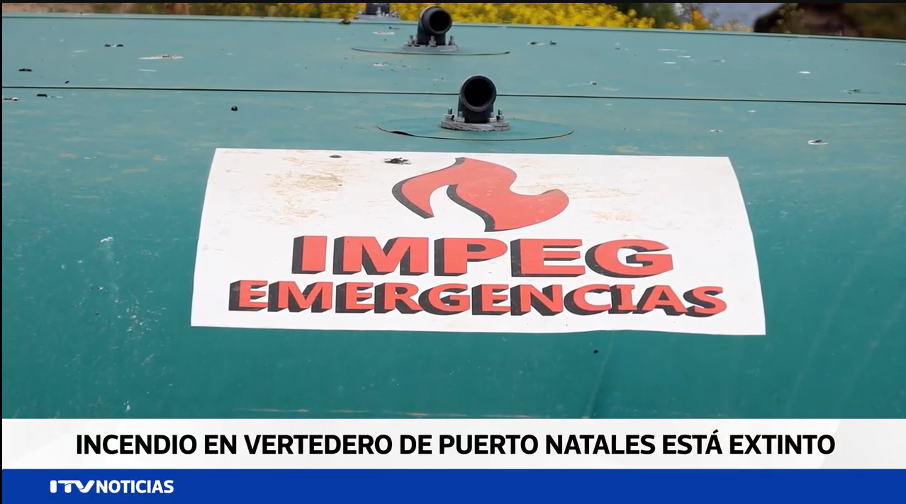 Incendio en vertedero de Puerto Natales: focos están extinguidos y continuará monitoreo