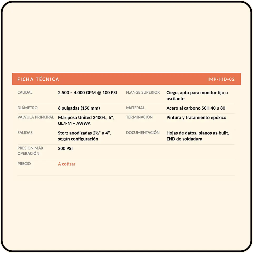 Hidrante manifold 3