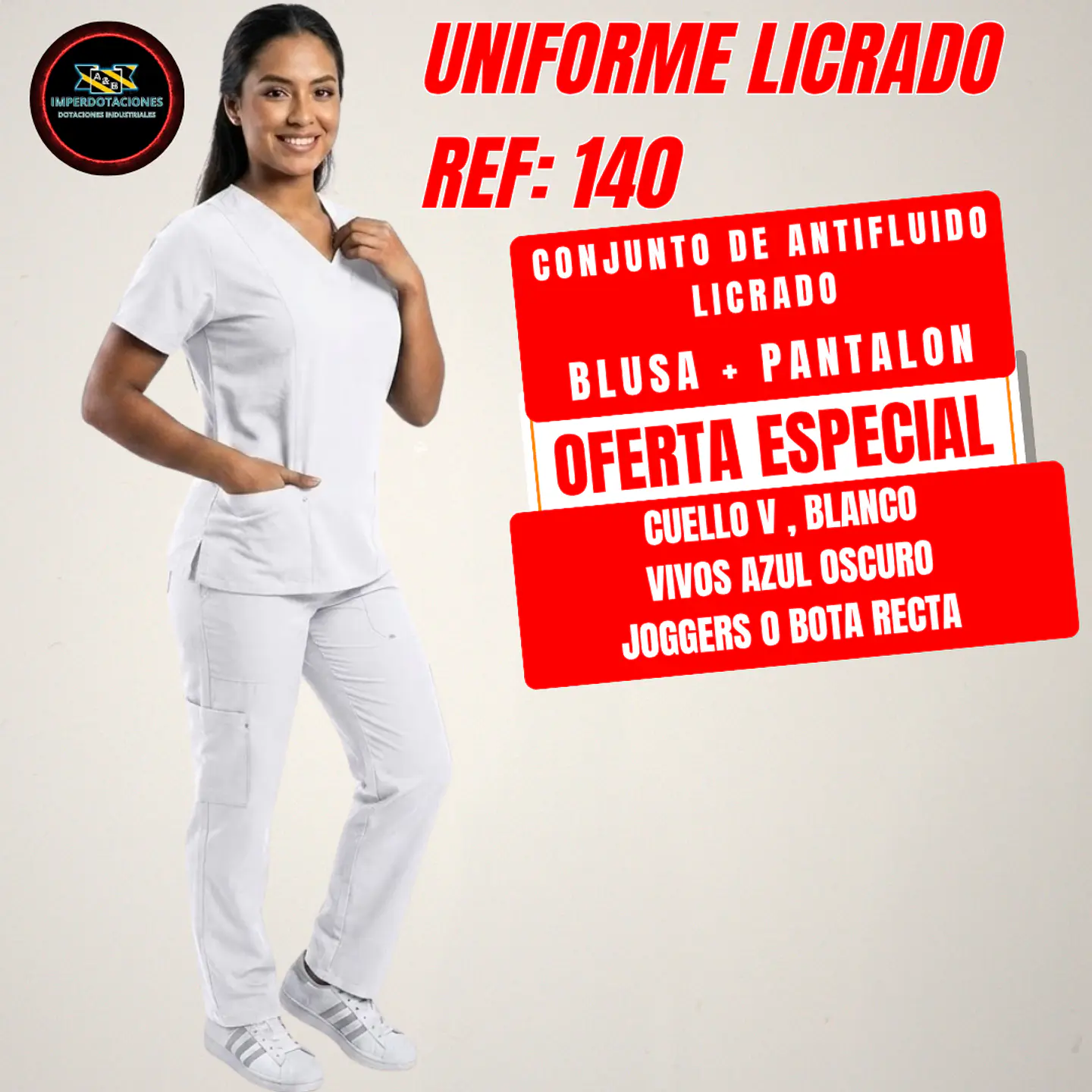 UNIFORME LICRADO ANTIFLUIDO REF: 140 1
