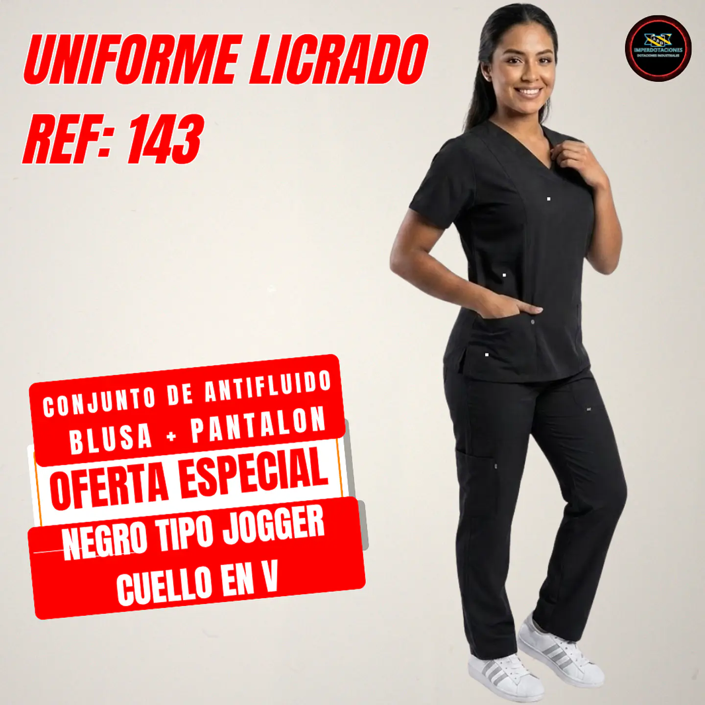 UNIFORME LICRADO ANTIFLUIDO REF: 143 1