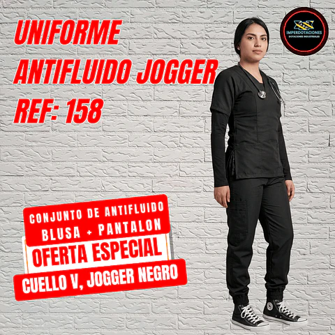 Uniforme Antifluido Jogger Ref: 158