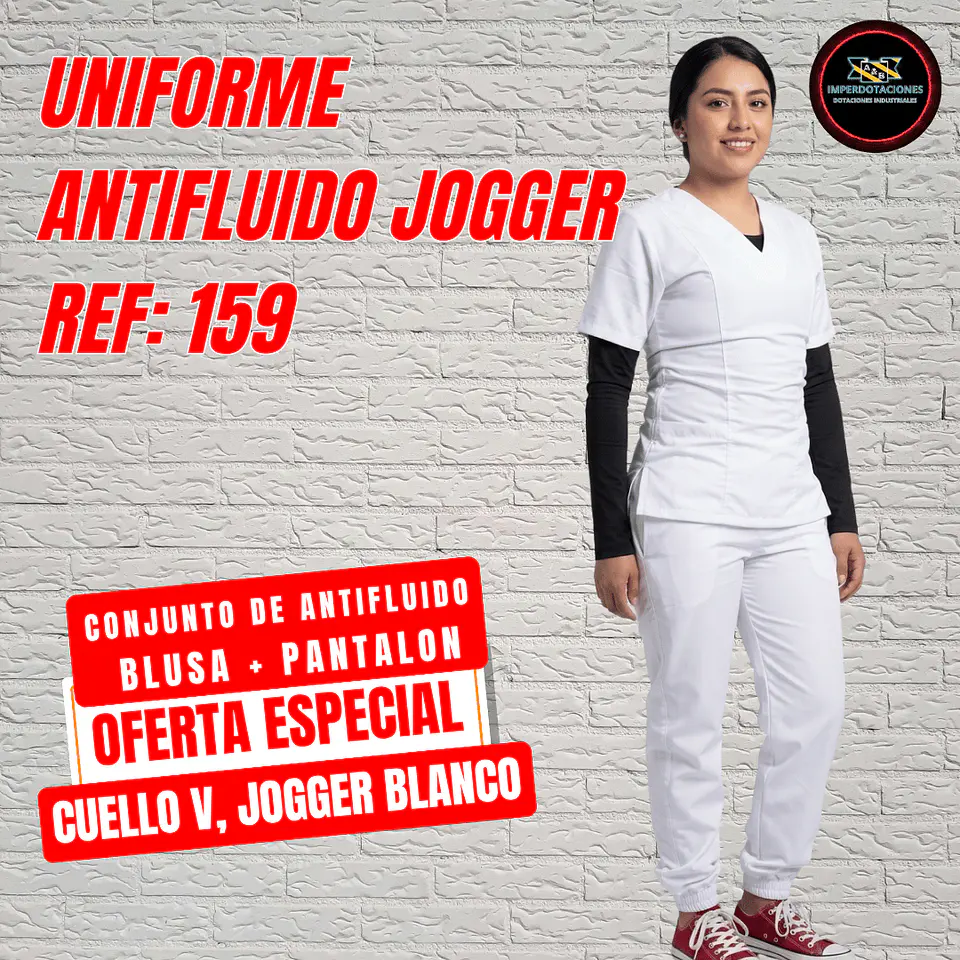 Uniforme Antifluido Jogger Ref: 159 1