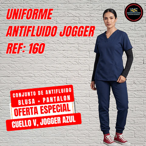 Uniforme Antifluido Jogger Ref: 160