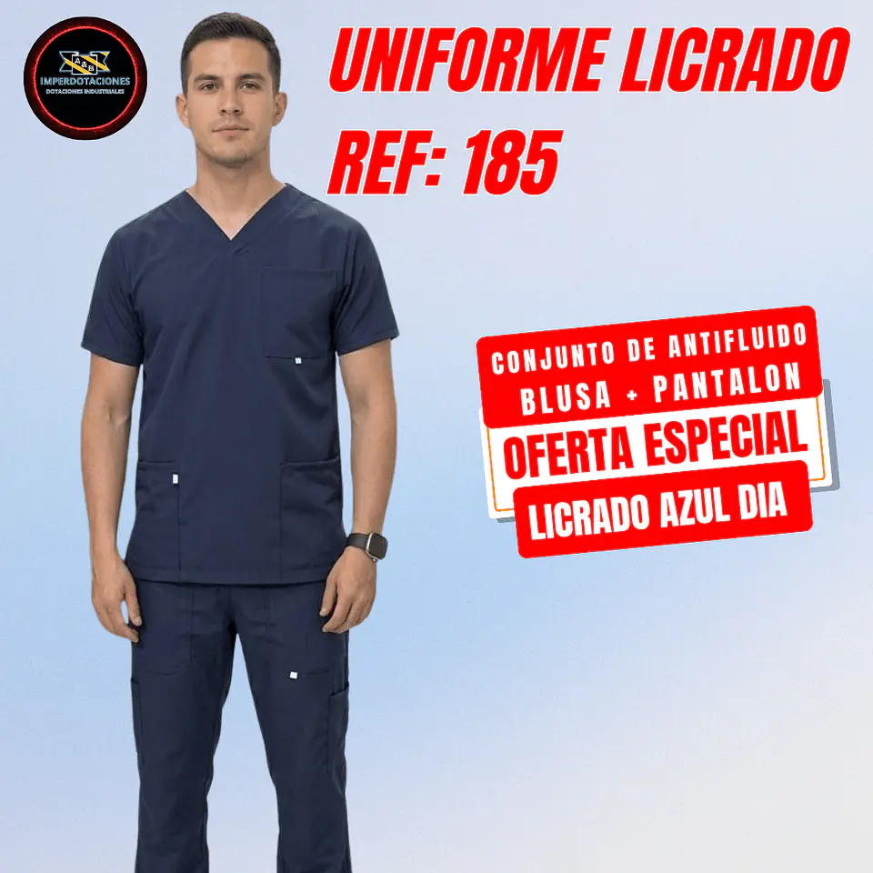UNIFORME LICRADO ANTIFLUIDO REF: 185 1