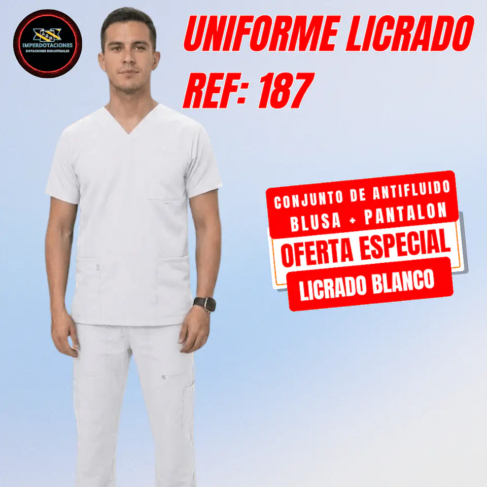 UNIFORME LICRADO ANTIFLUIDO REF: 187 1