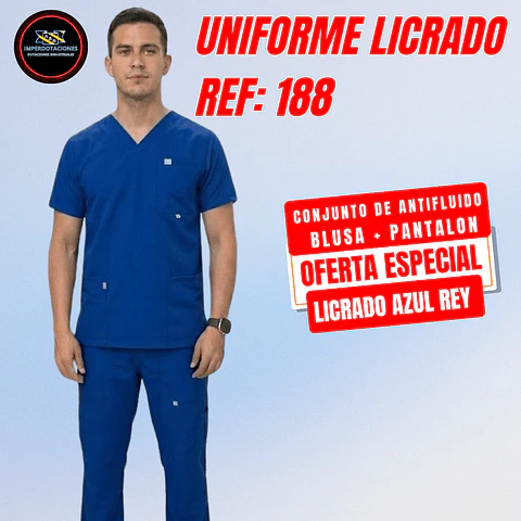 UNIFORME LICRADO ANTIFLUIDO REF: 188