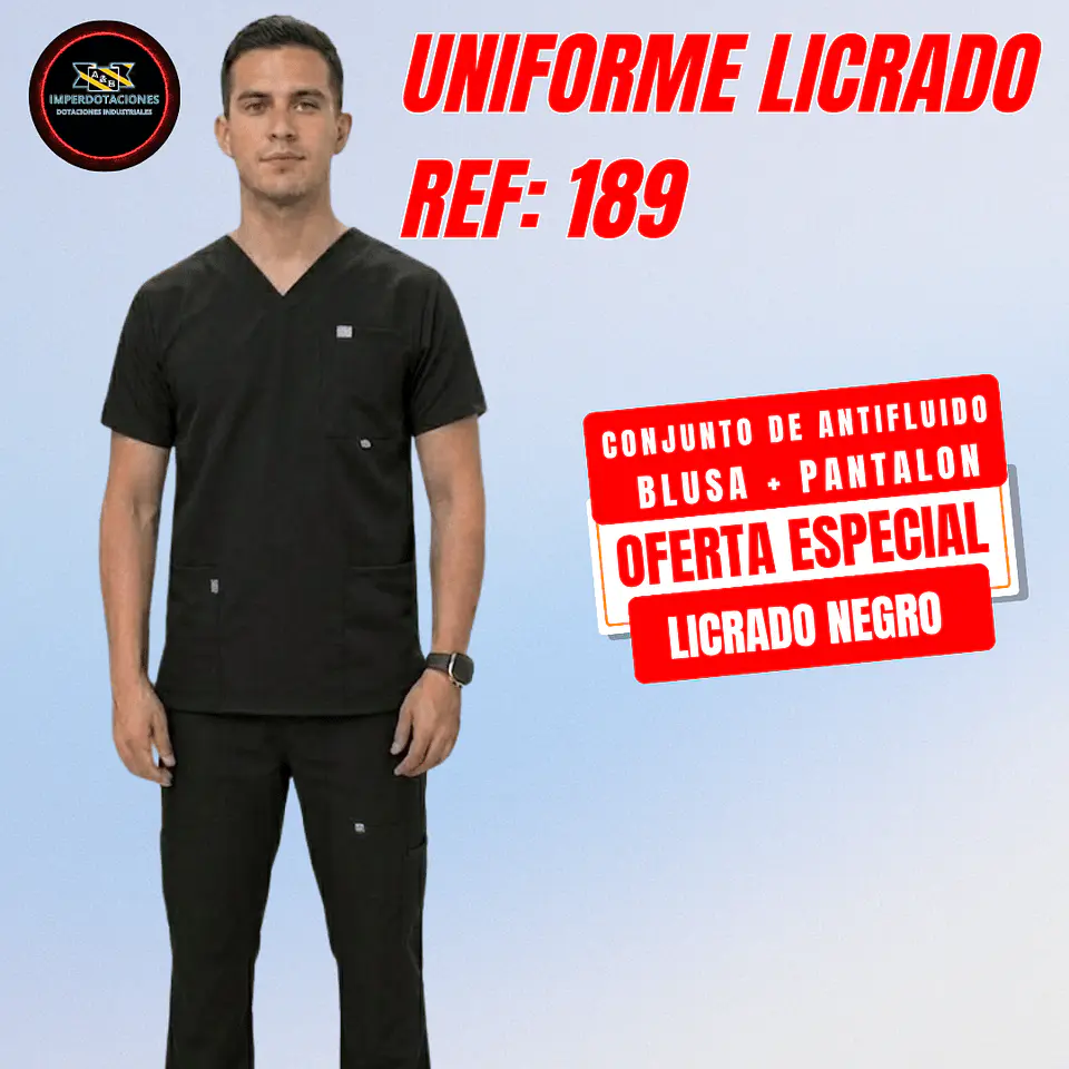 UNIFORME LICRADO ANTIFLUIDO REF: 189 1