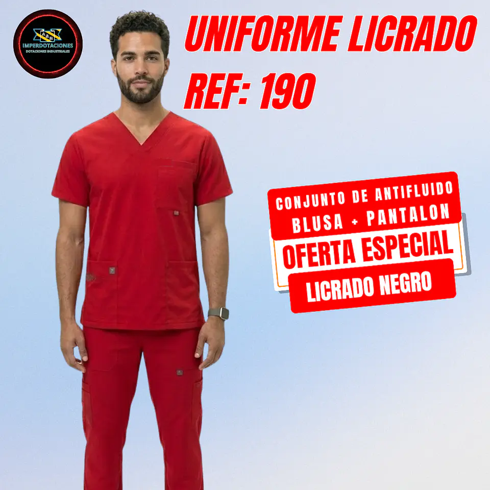 UNIFORME LICRADO ANTIFLUIDO REF: 190 1