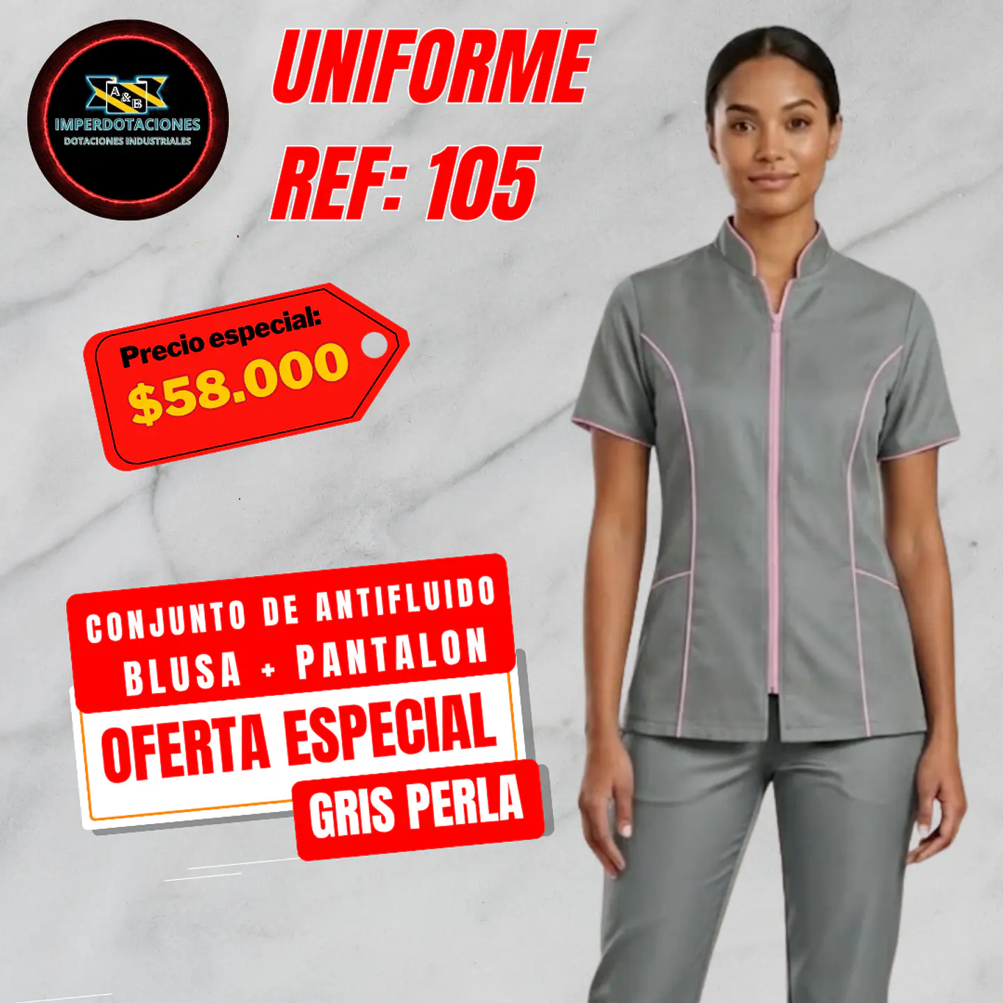 Uniforme Antifluido Ref: 105 1