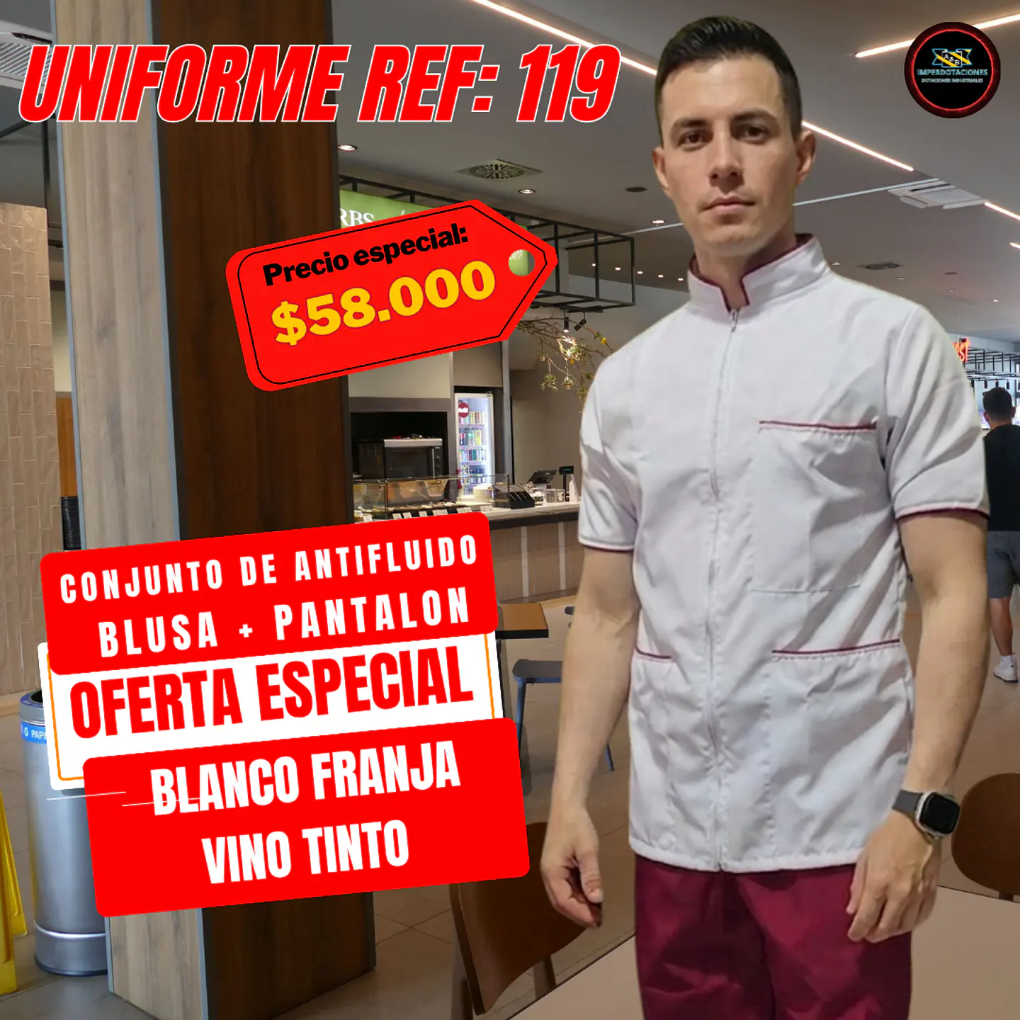 Uniforme Antifluido Ref: 119 1
