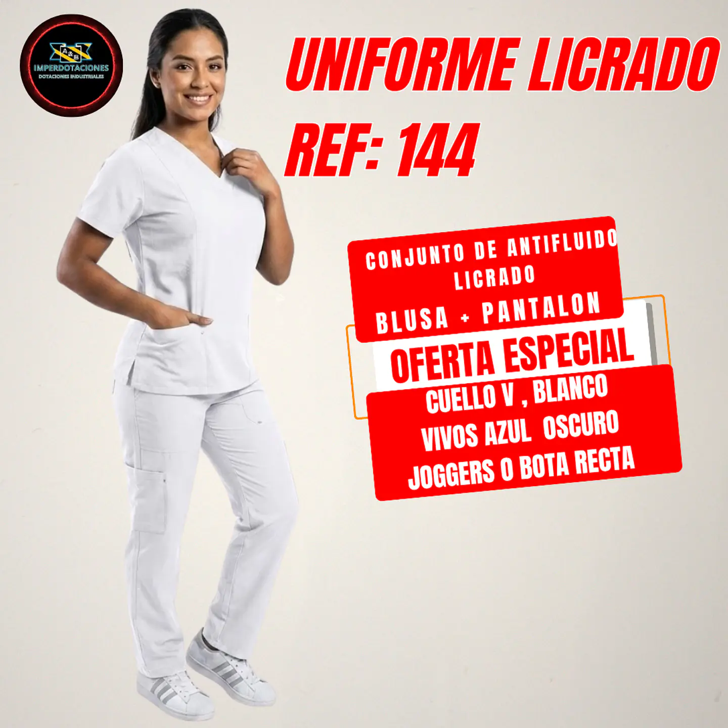 UNIFORME LICRADO ANTIFLUIDO REF: 144 1