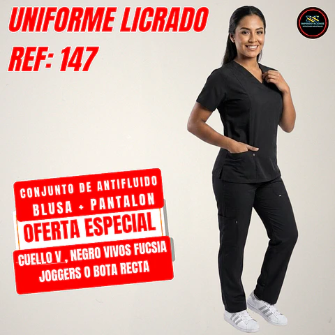 UNIFORME LICRADO ANTIFLUIDO REF: 147