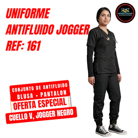 Uniforme Antifluido Jogger Ref: 161