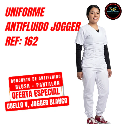 Uniforme Antifluido Jogger Ref: 162