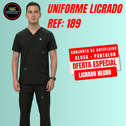 UNIFORME LICRADO ANTIFLUIDO REF: 189