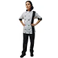 Uniforme Antifluido Tipo Chef Dama - Miniatura 5