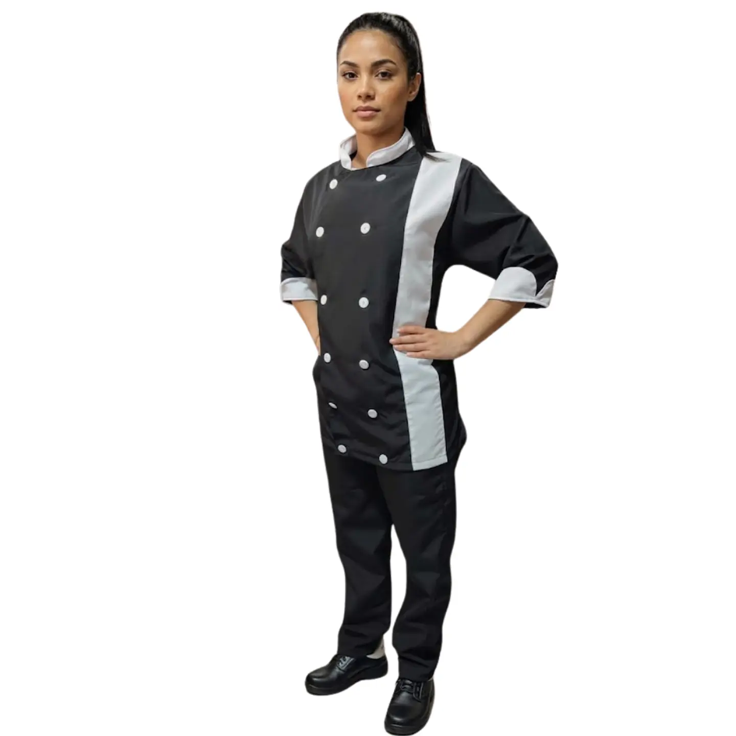 Uniforme Antifluido Tipo Chef Dama 7