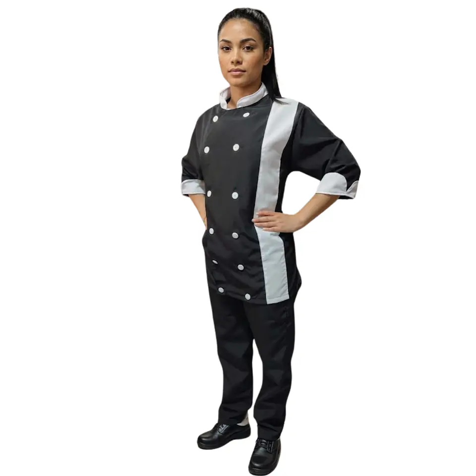 Uniforme Antifluido Tipo Chef Dama 7