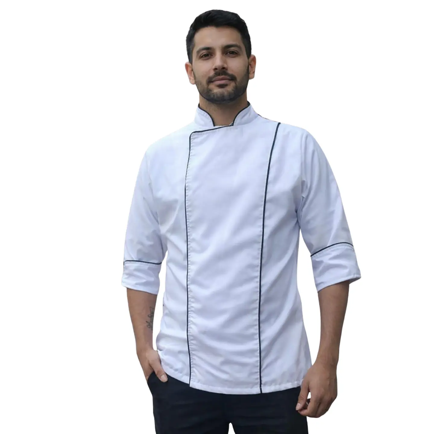 Uniforme Antifluido Tipo Chef Hombre  4