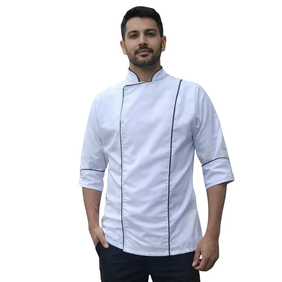 Uniforme Antifluido Tipo Chef Hombre  4